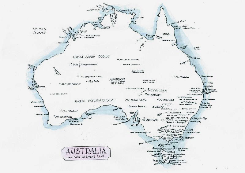 Australia and Van Diemens Land